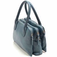 Pierluigi Full - Grain Italian Leather Handbag – Structured Elegance & Function - Leather Italiano