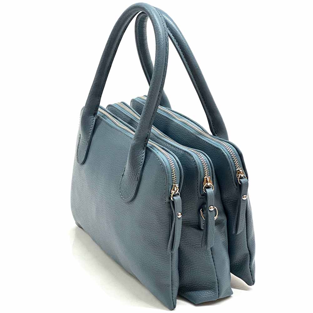 Pierluigi Full - Grain Italian Leather Handbag – Structured Elegance & Function - Leather Italiano