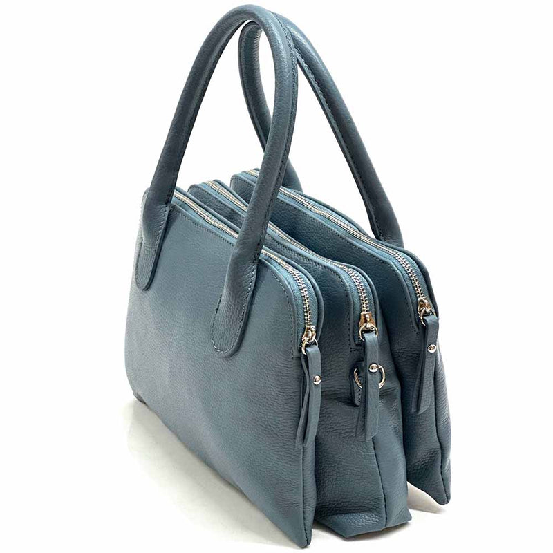 Pierluigi Full - Grain Italian Leather Handbag – Structured Elegance & Function - Leather Italiano