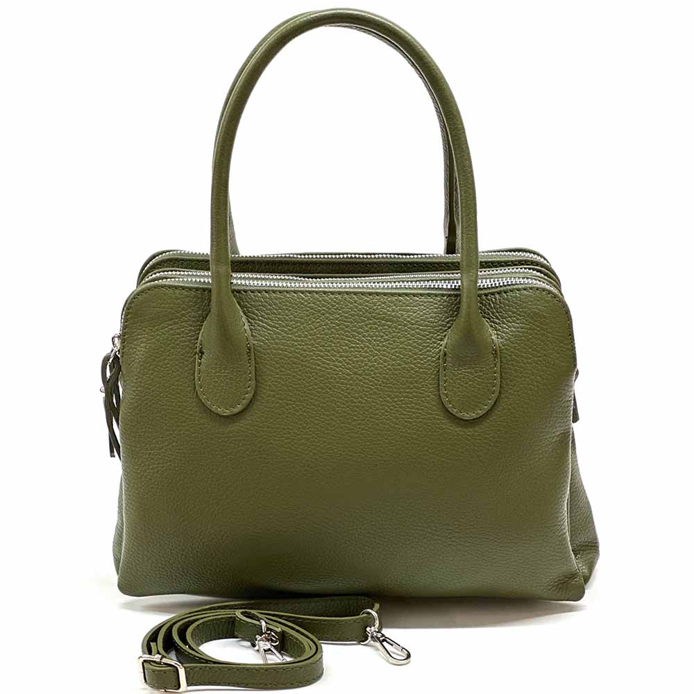 Pierluigi Full - Grain Italian Leather Handbag – Structured Elegance & Function - Leather Italiano