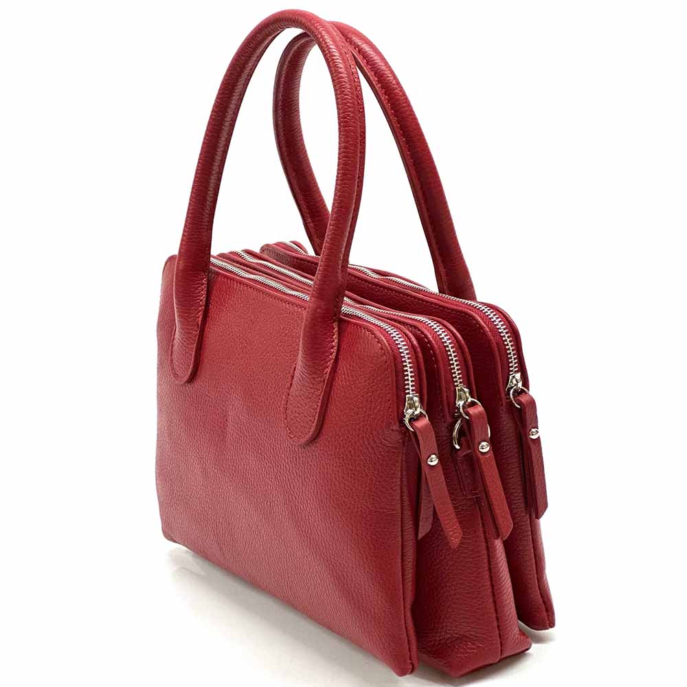 Pierluigi Full - Grain Italian Leather Handbag – Structured Elegance & Function - Leather Italiano