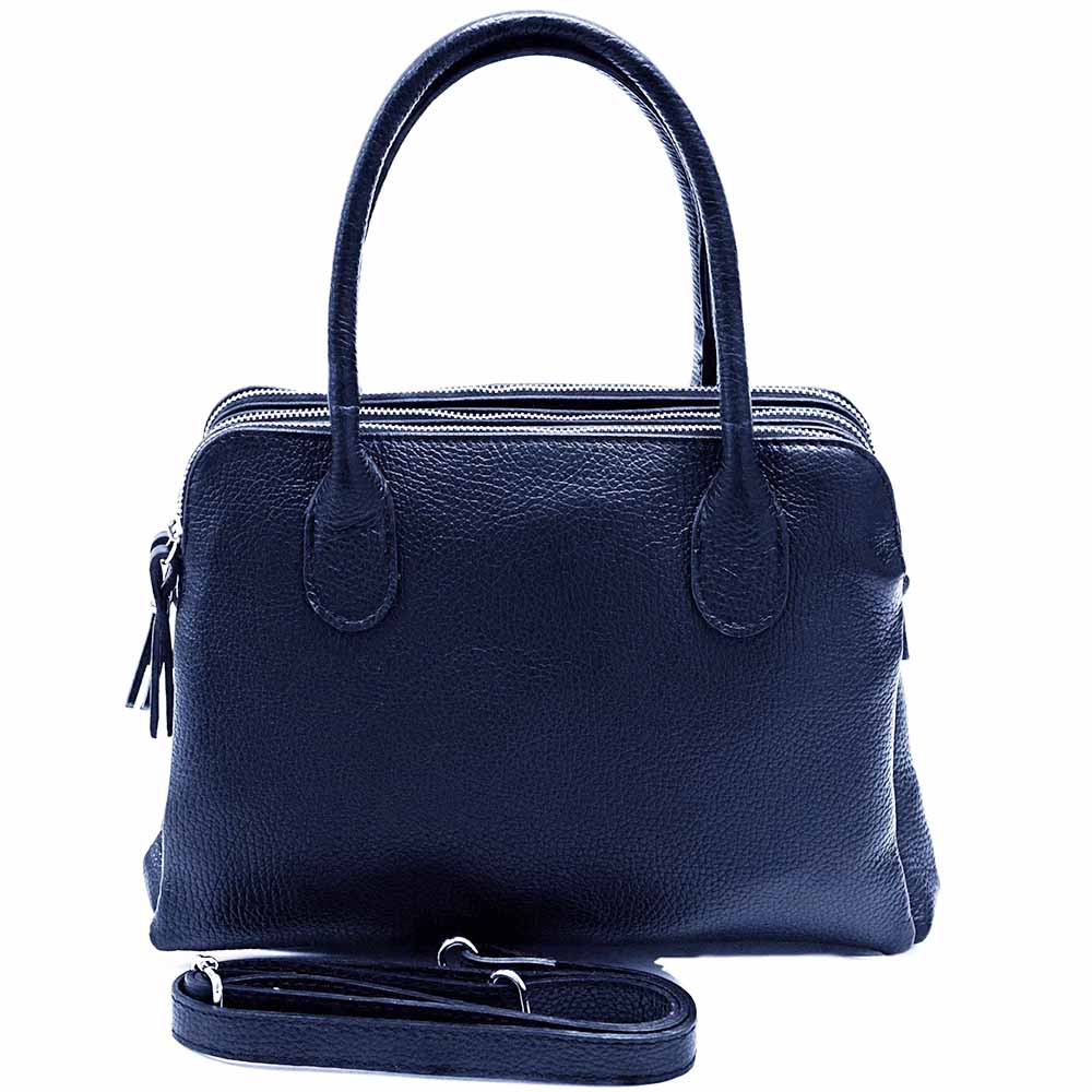 Pierluigi Full - Grain Italian Leather Handbag – Structured Elegance & Function - Leather Italiano