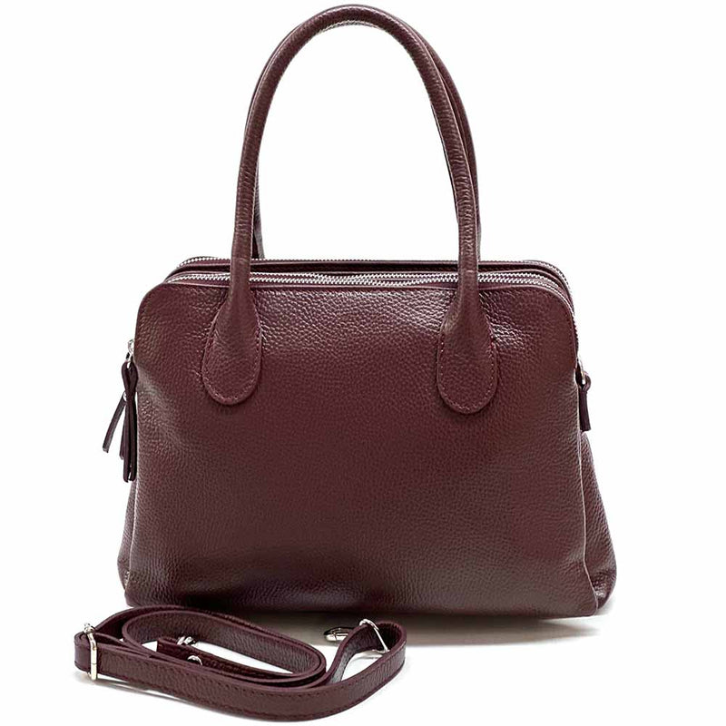 Pierluigi Full - Grain Italian Leather Handbag – Structured Elegance & Function - Leather Italiano