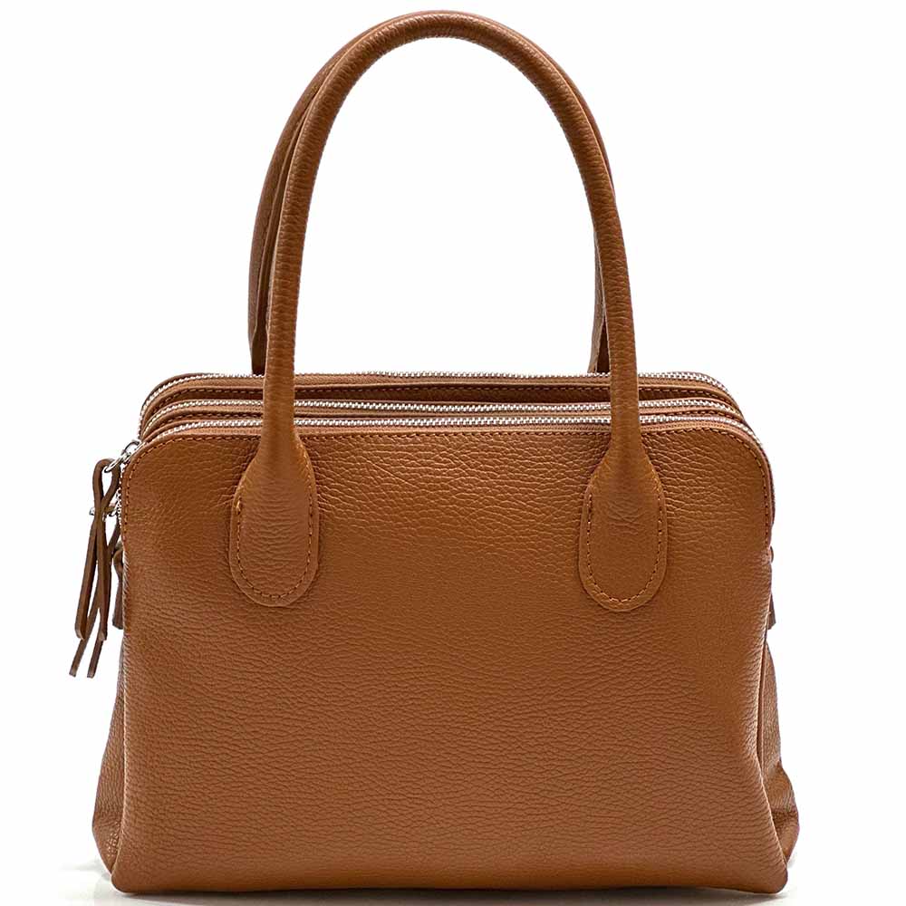 Pierluigi Full - Grain Italian Leather Handbag – Structured Elegance & Function - Leather Italiano