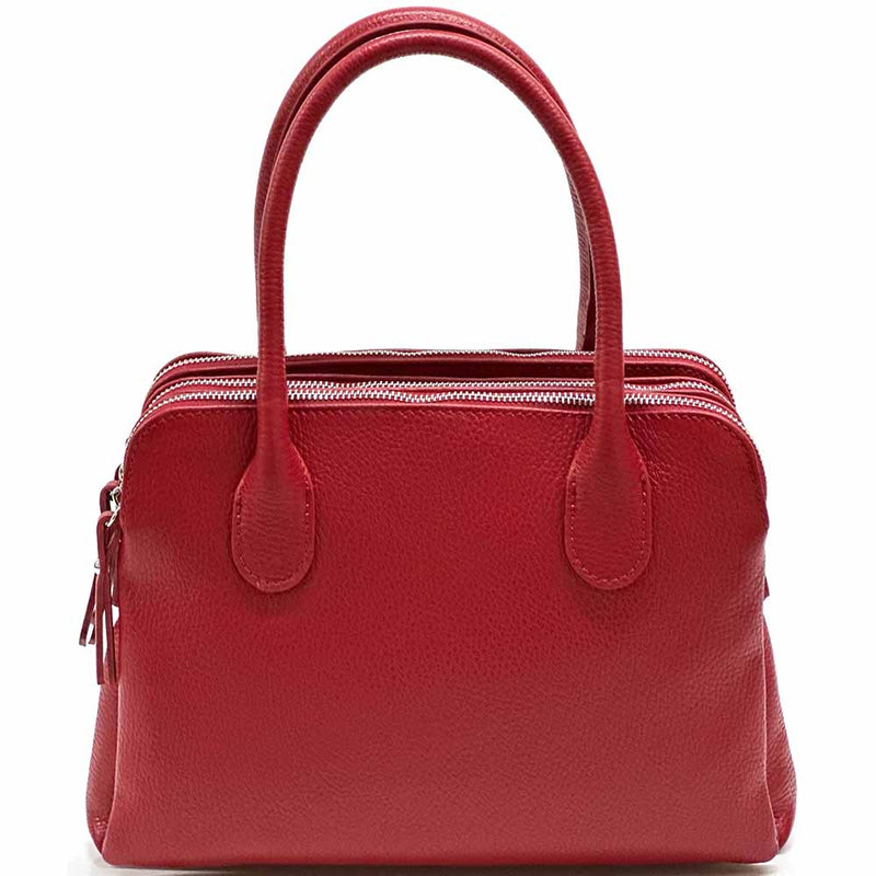 Pierluigi Full - Grain Italian Leather Handbag – Structured Elegance & Function - Leather Italiano