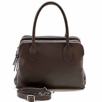 Pierluigi Full - Grain Italian Leather Handbag – Structured Elegance & Function - Leather Italiano