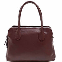 Pierluigi Full - Grain Italian Leather Handbag – Structured Elegance & Function - Leather Italiano