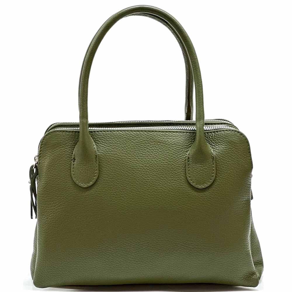 Pierluigi Full - Grain Italian Leather Handbag – Structured Elegance & Function - Leather Italiano