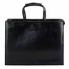 Front view of the Pisa Men's Leather Handbag in Black