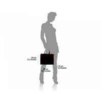 Dimensions of the Pisa Men's Leather Handbag in Tan