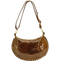 Rachele Italian Leather Crossbody Bag – Handmade in Florence - Leather Italiano