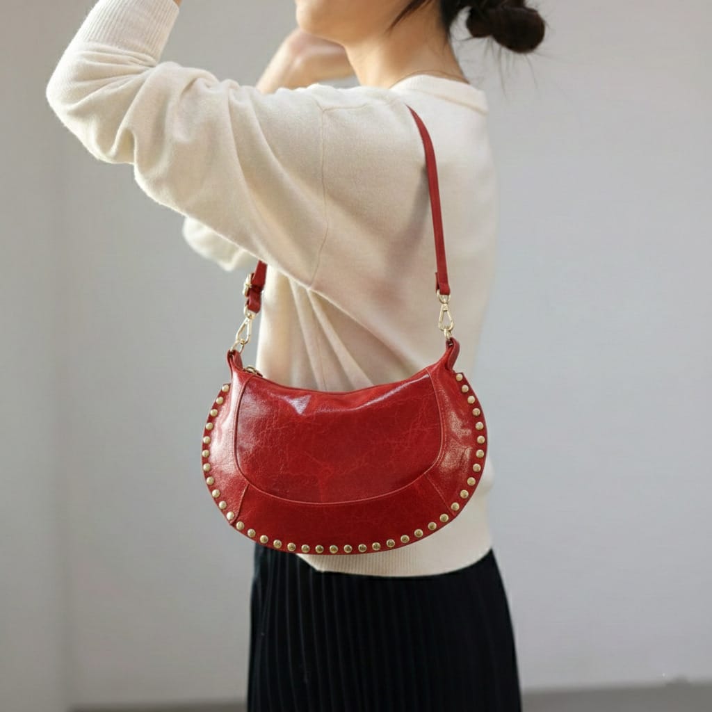 Rachele Italian Leather Crossbody Bag – Handmade in Florence - Leather Italiano