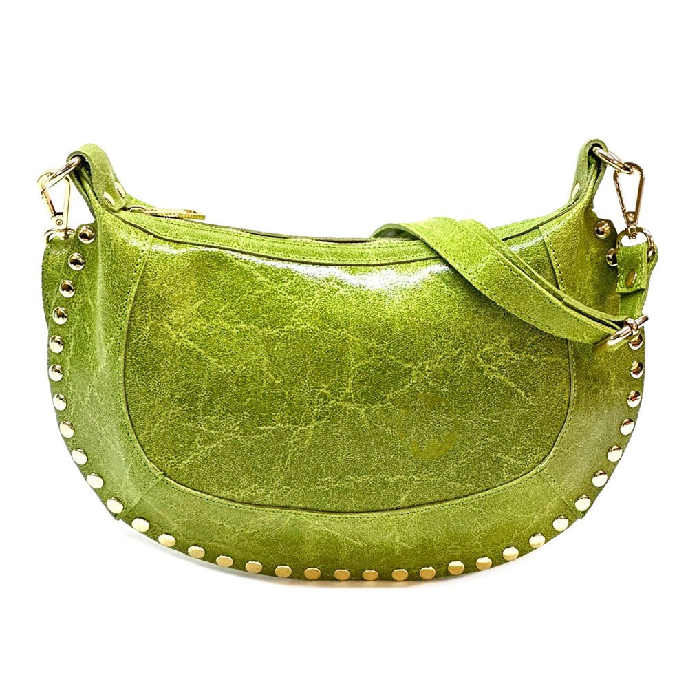 Rachele Italian Leather Crossbody Bag – Handmade in Florence - Leather Italiano