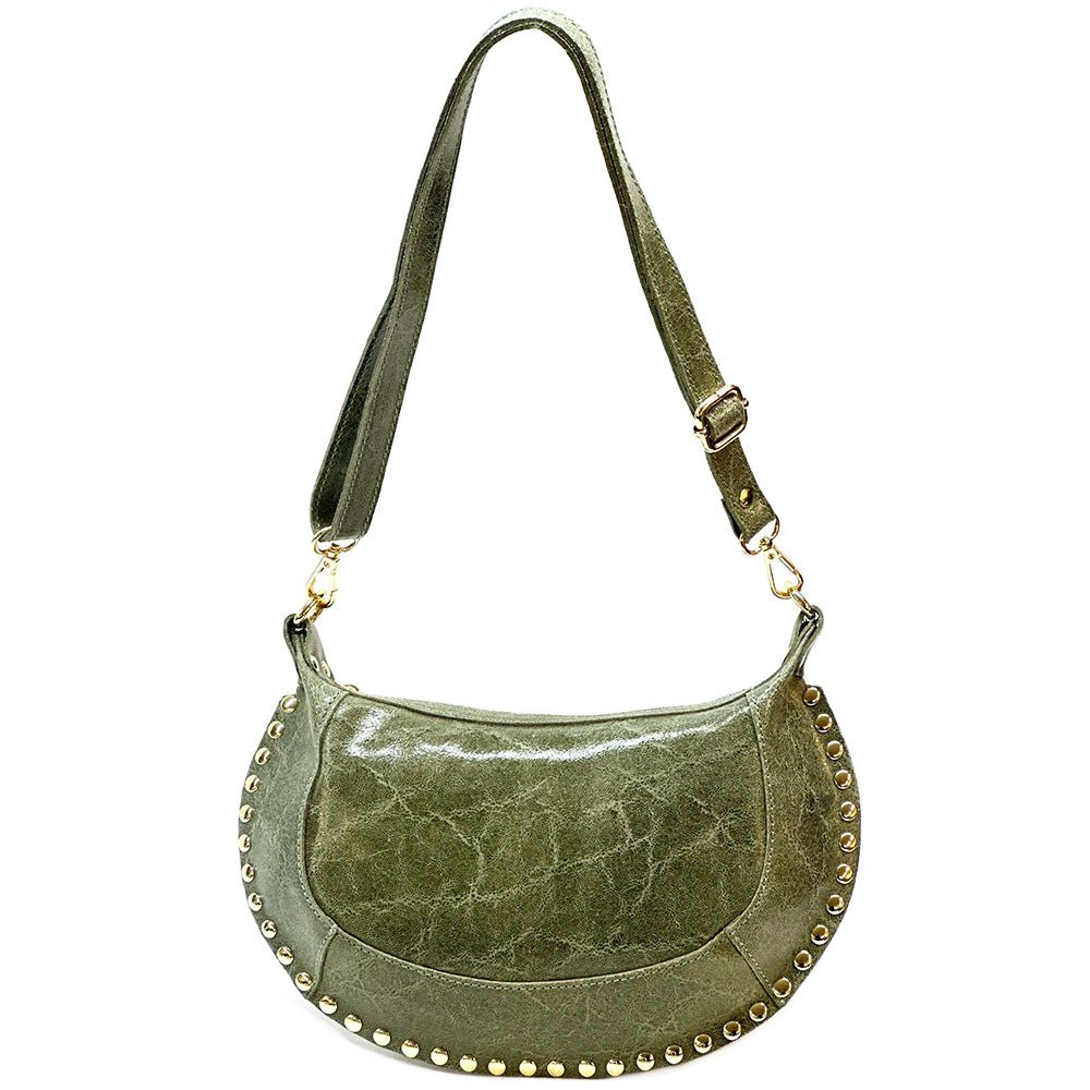 Rachele Italian Leather Crossbody Bag – Handmade in Florence - Leather Italiano