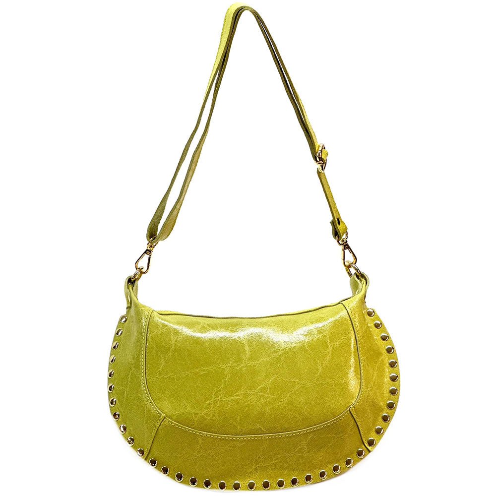 Rachele Italian Leather Crossbody Bag – Handmade in Florence - Leather Italiano