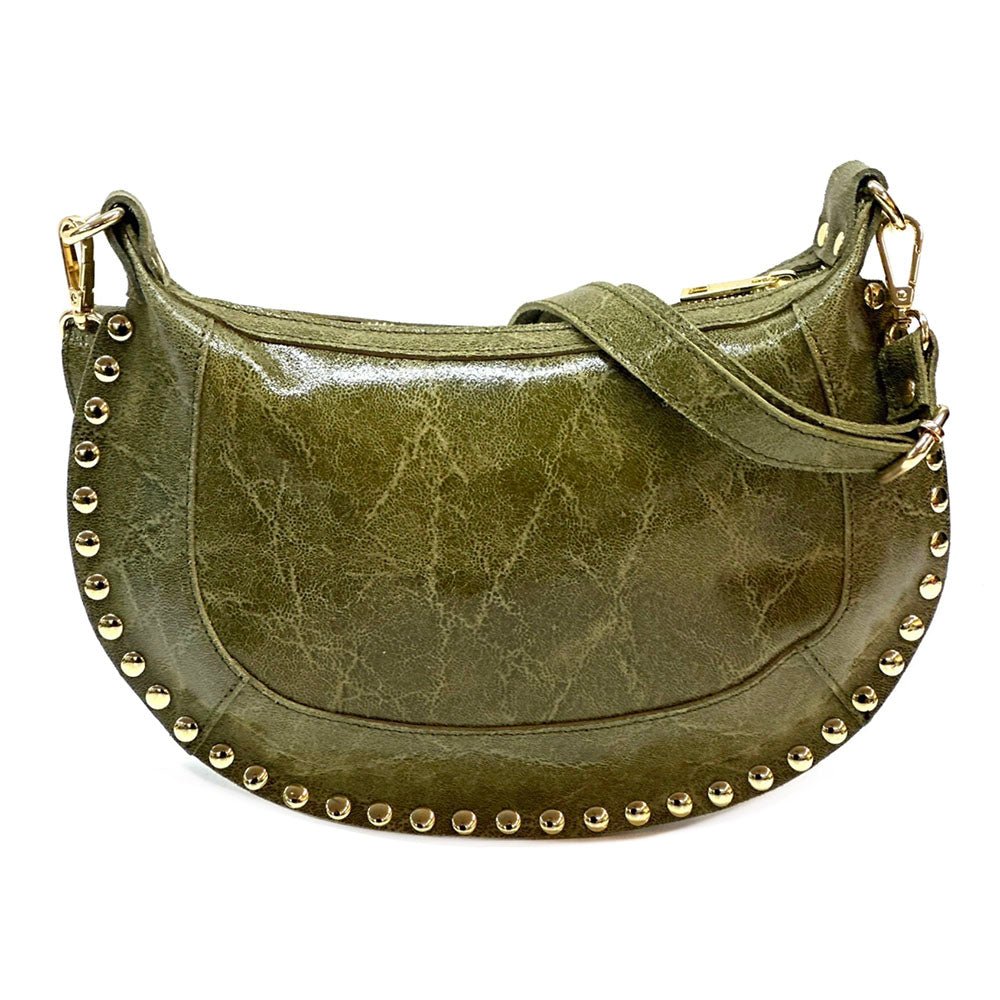 Rachele Italian Leather Crossbody Bag – Handmade in Florence - Leather Italiano