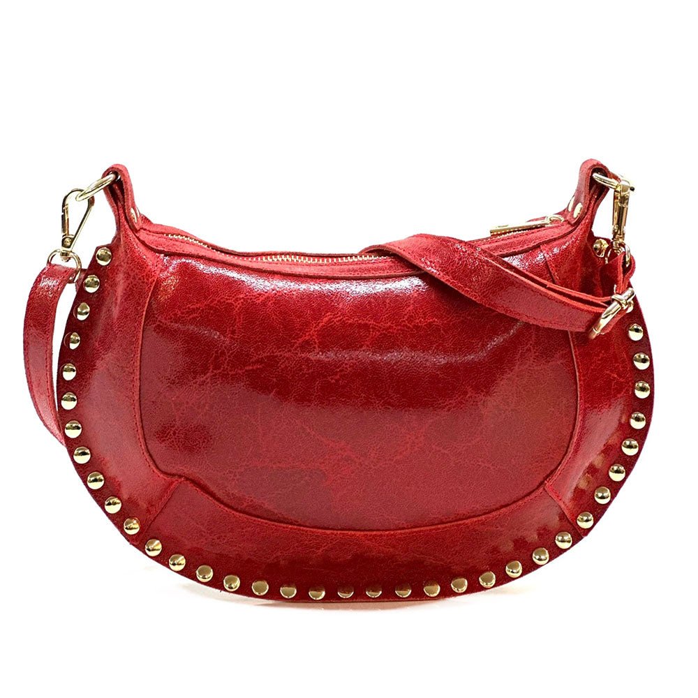 Rachele Italian Leather Crossbody Bag – Handmade in Florence - Leather Italiano