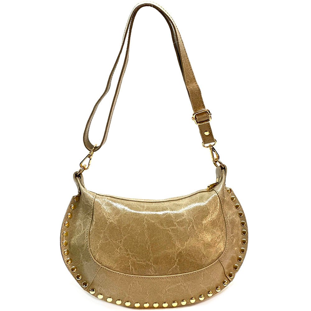 Rachele Italian Leather Crossbody Bag – Handmade in Florence - Leather Italiano