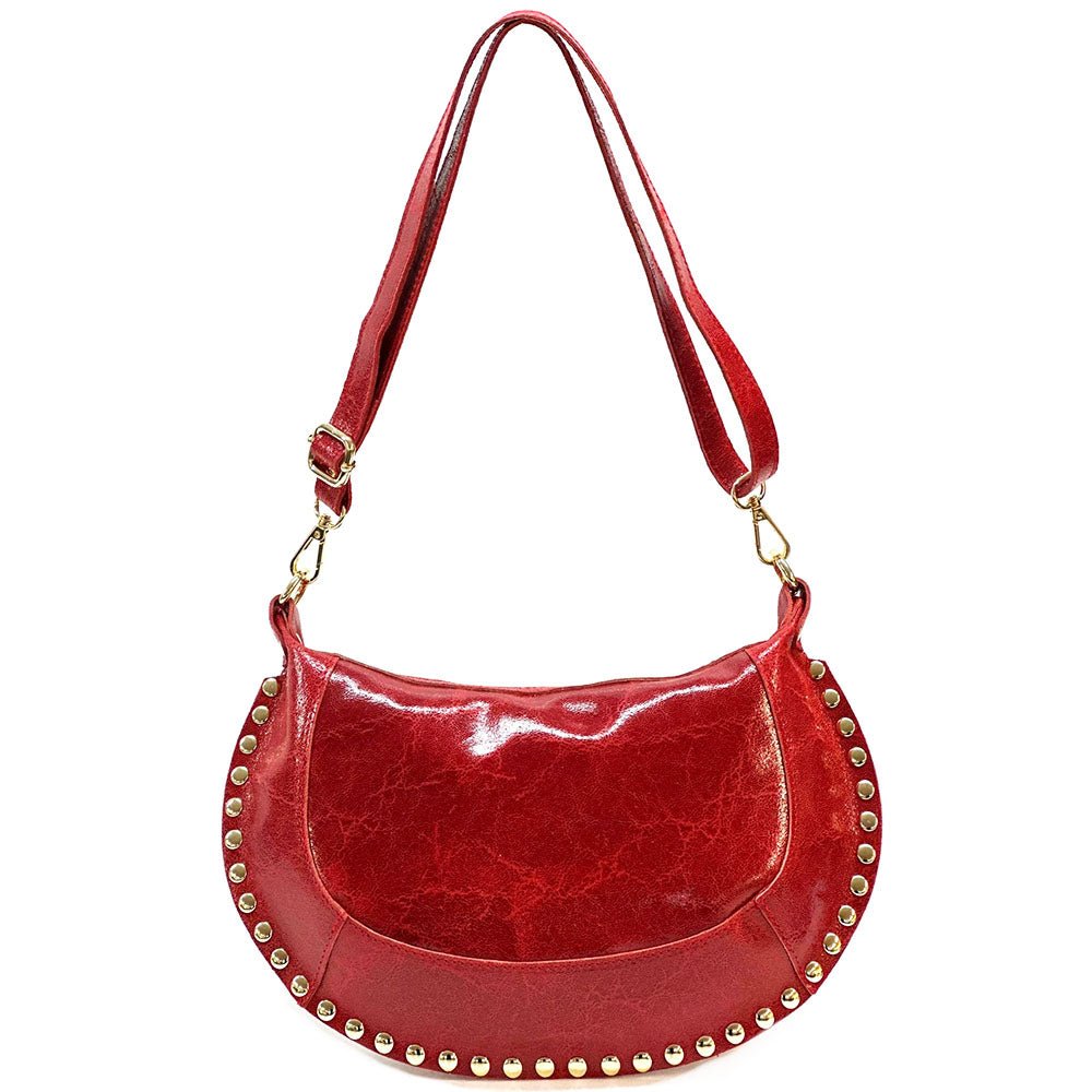 Rachele Italian Leather Crossbody Bag – Handmade in Florence - Leather Italiano