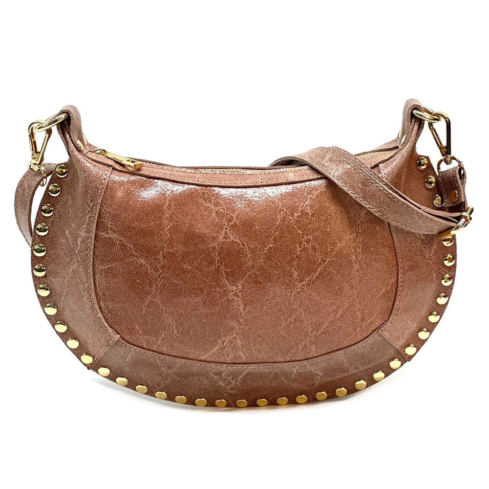 Rachele Italian Leather Crossbody Bag – Handmade in Florence - Leather Italiano
