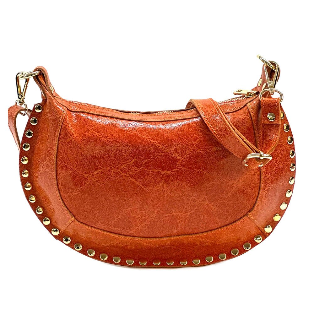Rachele Italian Leather Crossbody Bag – Handmade in Florence - Leather Italiano
