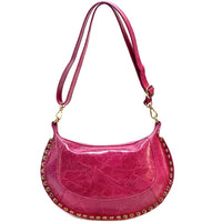 Rachele Italian Leather Crossbody Bag – Handmade in Florence - Leather Italiano