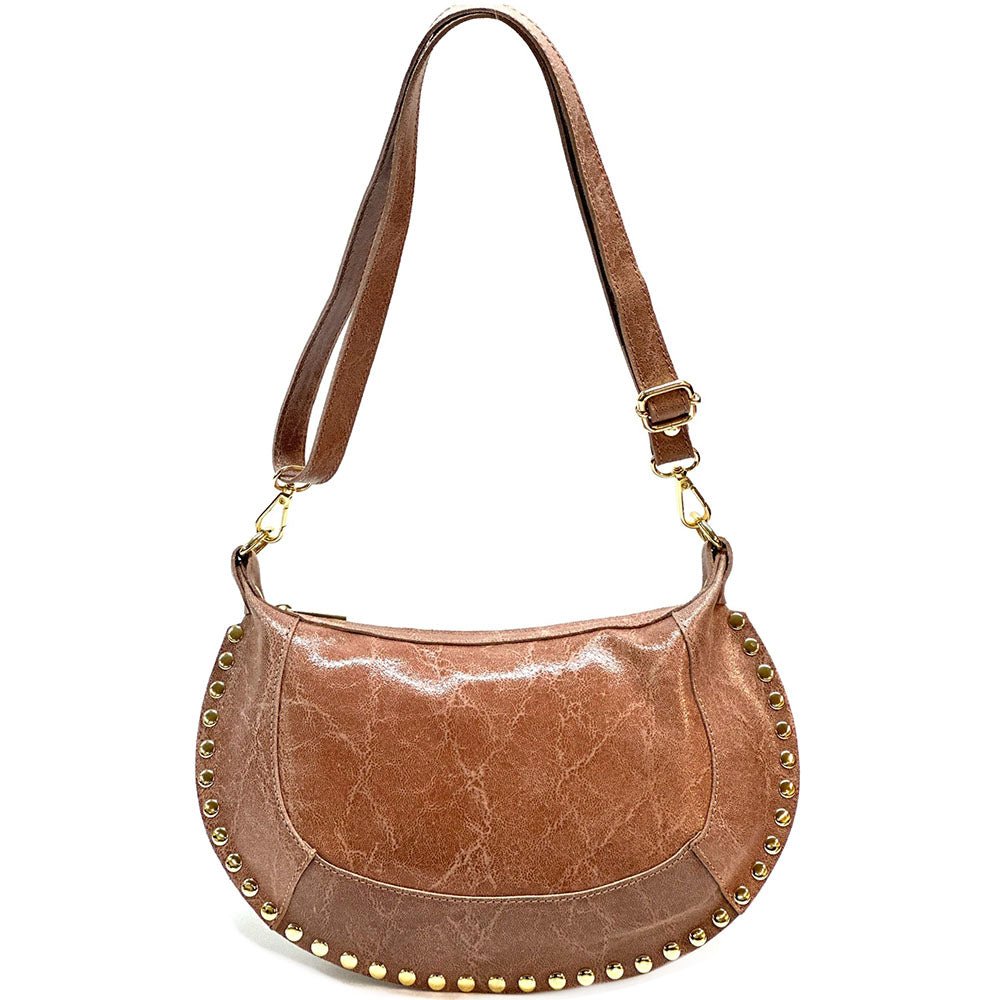 Rachele Italian Leather Crossbody Bag – Handmade in Florence - Leather Italiano