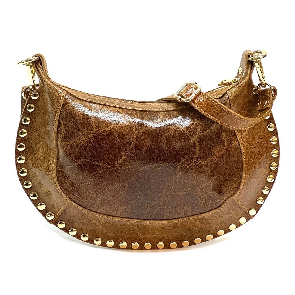 Rachele Italian Leather Crossbody Bag – Handmade in Florence - Leather Italiano