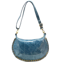 Rachele Italian Leather Crossbody Bag – Handmade in Florence - Leather Italiano