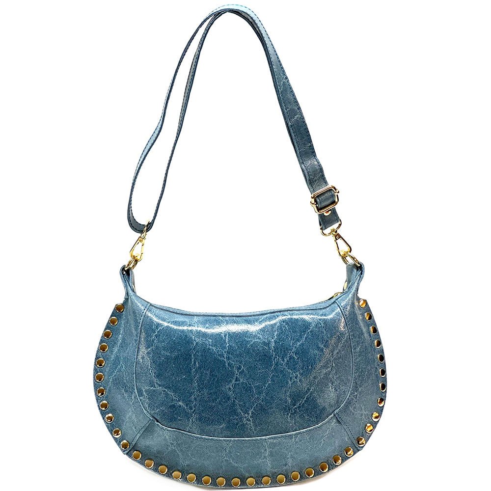 Rachele Italian Leather Crossbody Bag – Handmade in Florence - Leather Italiano