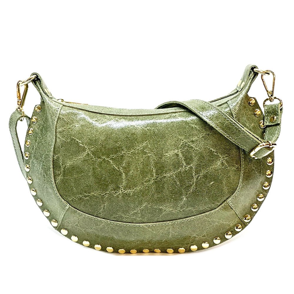 Rachele Italian Leather Crossbody Bag – Handmade in Florence - Leather Italiano