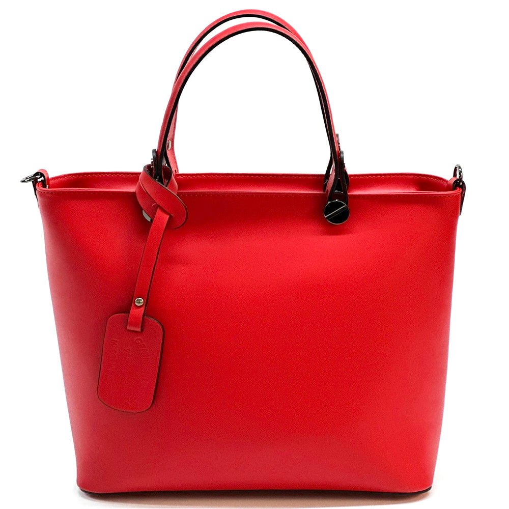 Raffaella Italian Leather Tote Bag – Spacious Everyday Work & Shopping Bag - Leather Italiano