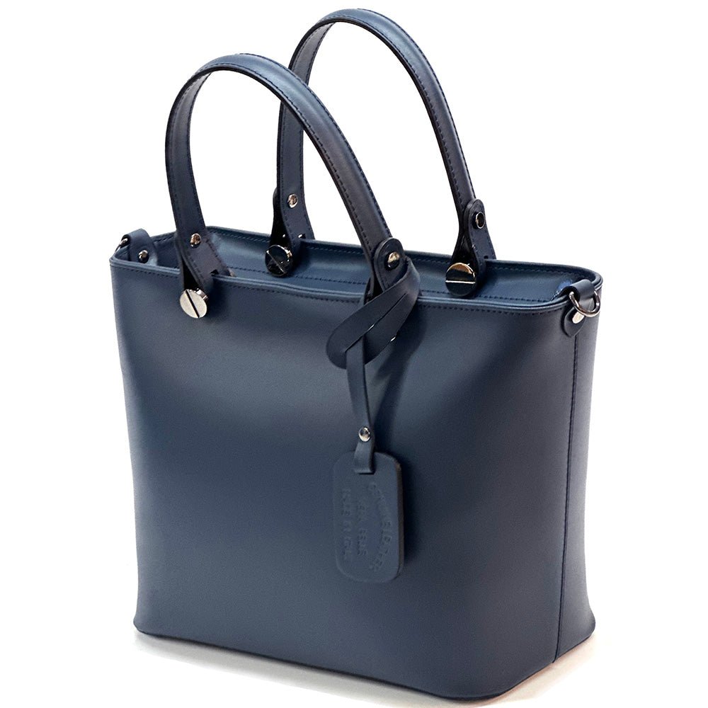 Raffaella Italian Leather Tote Bag – Spacious Everyday Work & Shopping Bag - Leather Italiano