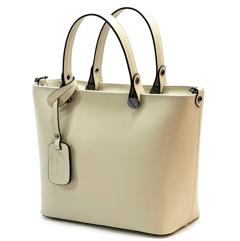 Raffaella Italian Leather Tote Bag – Spacious Everyday Work & Shopping Bag - Leather Italiano