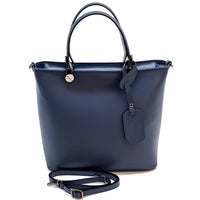 Raffaella Italian Leather Tote Bag – Spacious Everyday Work & Shopping Bag - Leather Italiano