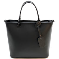 Raffaella Italian Leather Tote Bag – Spacious Everyday Work & Shopping Bag - Leather Italiano