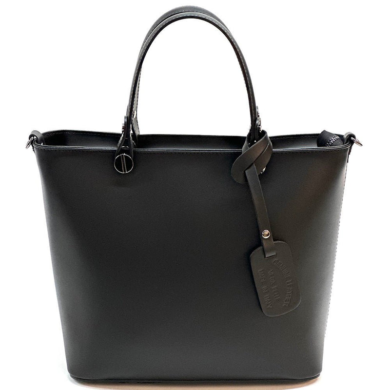 Raffaella Italian Leather Tote Bag – Spacious Everyday Work & Shopping Bag - Leather Italiano