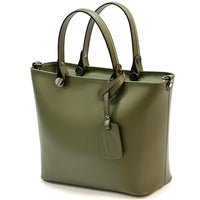 Raffaella Italian Leather Tote Bag – Spacious Everyday Work & Shopping Bag - Leather Italiano