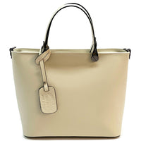 Raffaella Italian Leather Tote Bag – Spacious Everyday Work & Shopping Bag - Leather Italiano