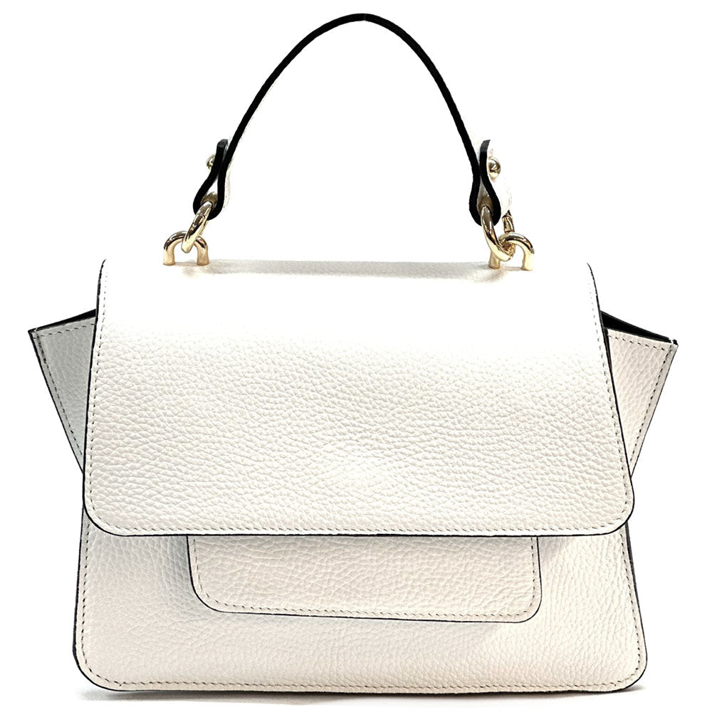 Renata Leather Handbag - Leather Italiano