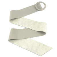 Rings of Elegance Genuine Leather Belt with Decorative Ring - Leather Italiano