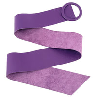 Rings of Elegance Genuine Leather Belt with Decorative Ring - Leather Italiano