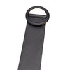 Rings of Elegance Genuine Leather Belt with Decorative Ring - Leather Italiano