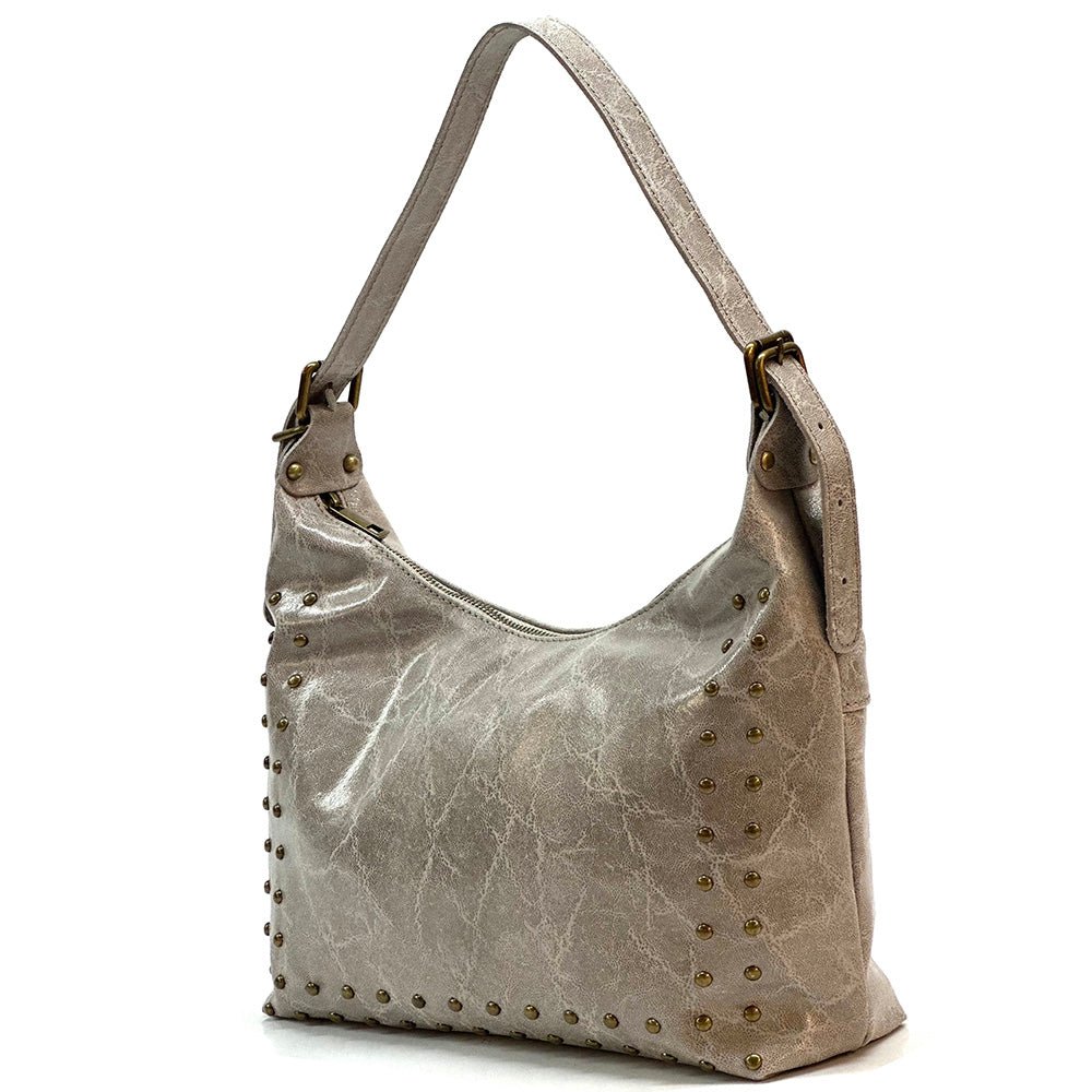 Riviera Italian Leather Shoulder Bag - Leather Italiano