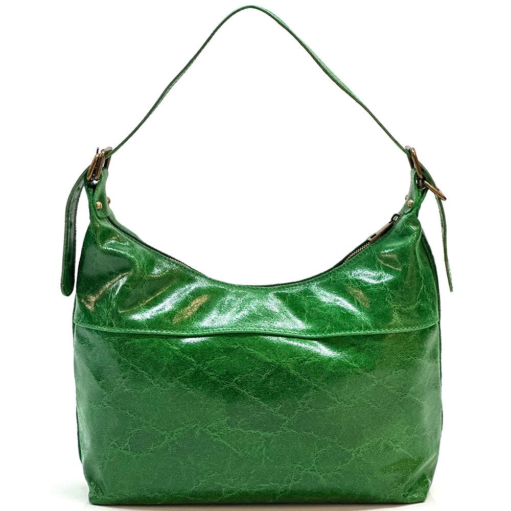 Riviera Italian Leather Shoulder Bag - Leather Italiano