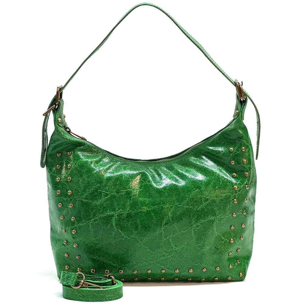 Riviera Italian Leather Shoulder Bag - Leather Italiano