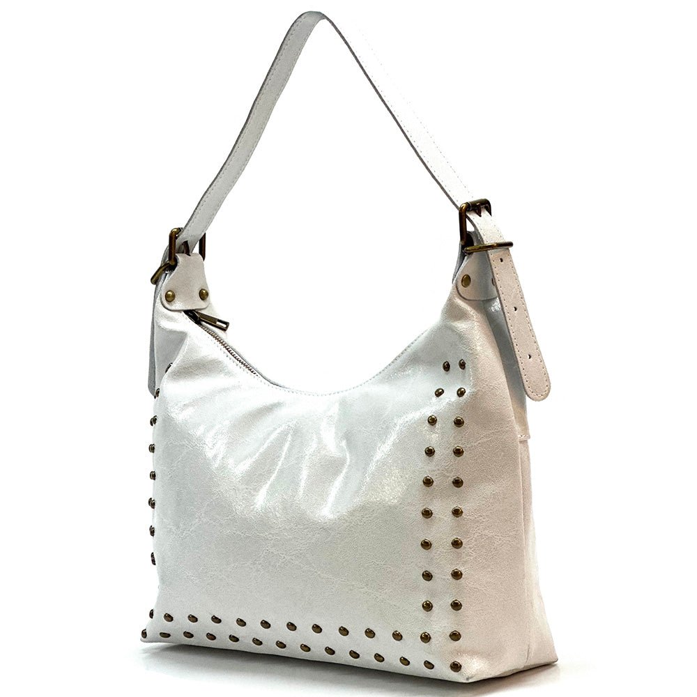 Riviera Italian Leather Shoulder Bag - Leather Italiano