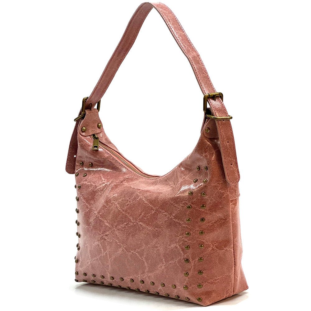 Riviera Italian Leather Shoulder Bag - Leather Italiano