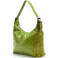 Riviera Italian Leather Shoulder Bag - Leather Italiano