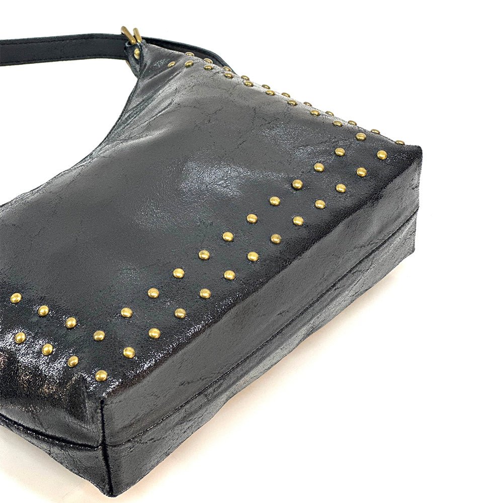 Riviera Italian Leather Shoulder Bag - Leather Italiano